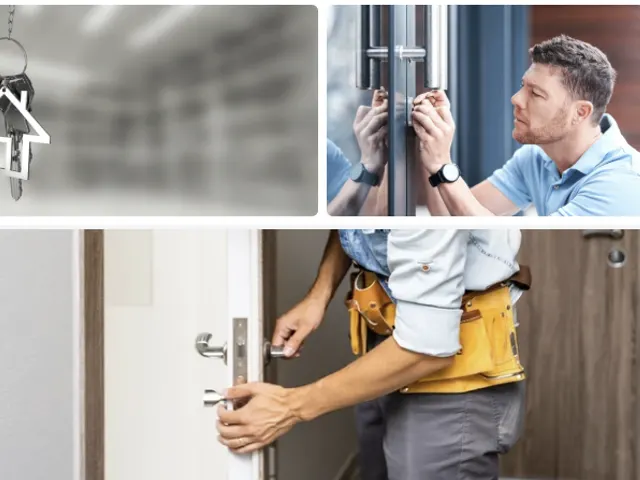 Ouverture de porte par un serrurier, sans casse